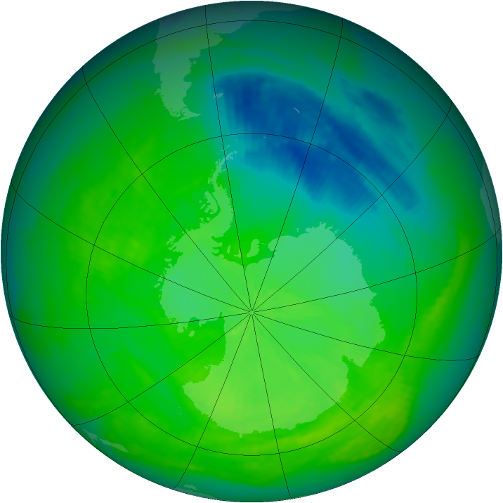Ozone Map 2002-11-09